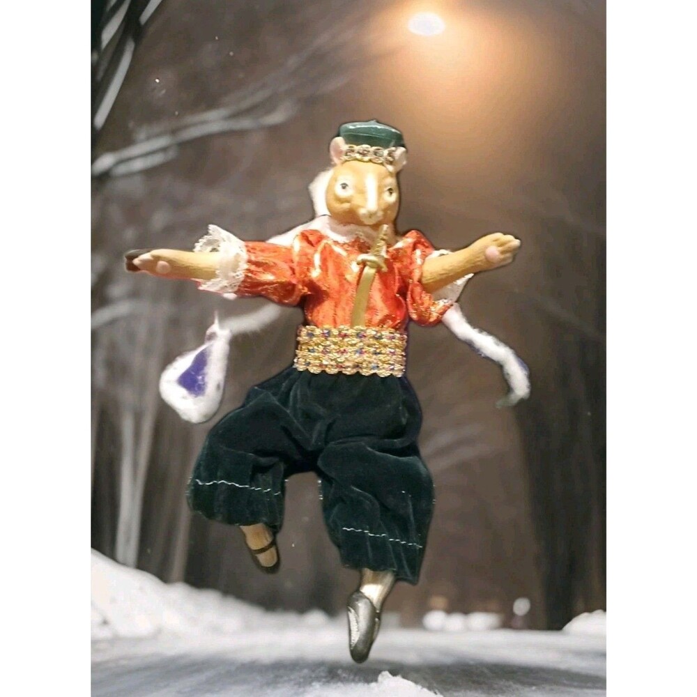 Vintage Nutcracker Ballet Christmas Ornament Doll Smithsonian Institute